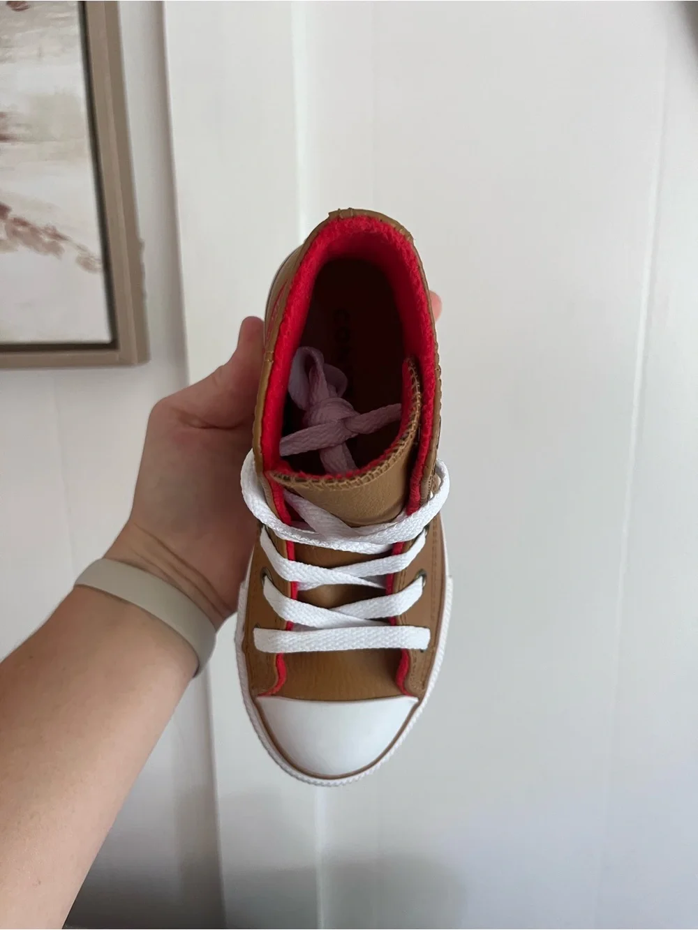 Converse Kids' Chuck Taylor All Star High Top Sneakers - Brown/Red